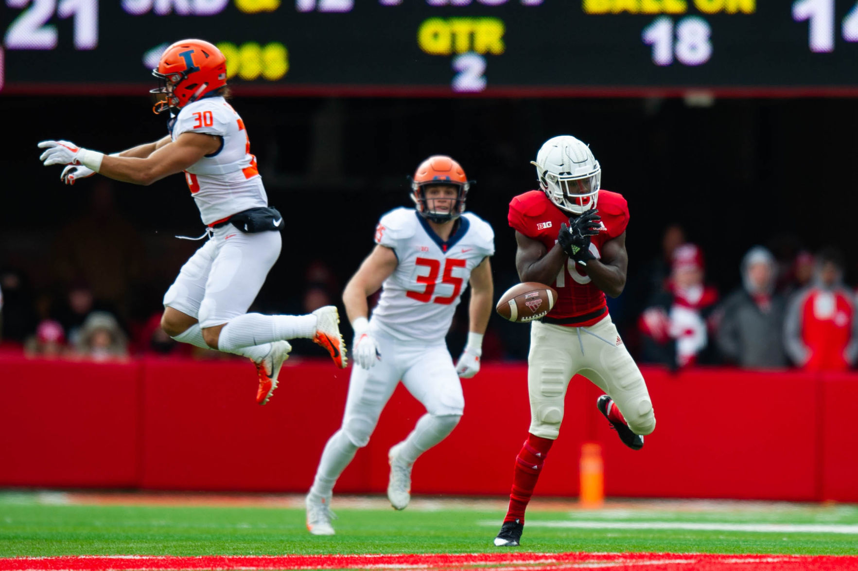 Illinois at Nebraska, 11/10/18